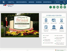 Tablet Screenshot of bristolct.gov